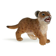 PAPO Wild Animal Kingdom Lion Cub Toy Figure, Tan (50022)