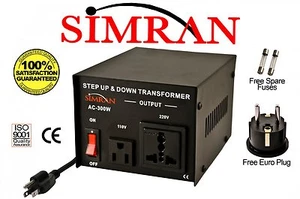 Convertidor de voltaje de alta resistencia 300 vatios 110 a 220 voltios transformador ascendente - Imagen 1 de 2