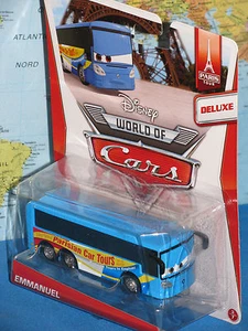 DISNEY WORLD OF CARS EMMANUEL DELUXE #3/7 PARIS TOUR ***BRAND NEW & VHTF*** - Picture 1 of 6