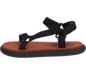 Fly London Women's Olie072fly Sandal T-Strap Black UK 9 Eu 42 Comfort #136 - Picture 1 of 13