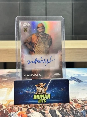 Xanwan 2025 Topps Chrome Star Wars Debut Refractor Auto Zubin Varla #A-ZV - Image 1 of 2