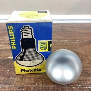 Philips PF216E/E43 Photolita 275w 240v E27 Spotlight Bulb NOS Vintage - Picture 1 of 7