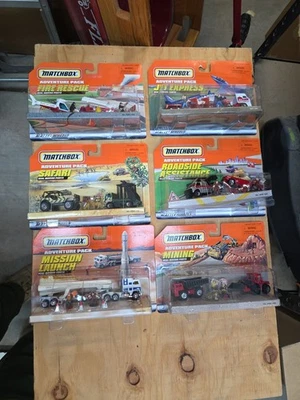 批量 6 件 火柴盒 1997 冒险包 - Mission Launch 消防救援 矿业 其他 — 第 1/4 张图片