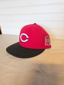 New Era 59Fifty MLB Cincinnati Reds ASG 2015 Patch Fitted Hat Size 7 1/8 Used - Picture 1 of 6