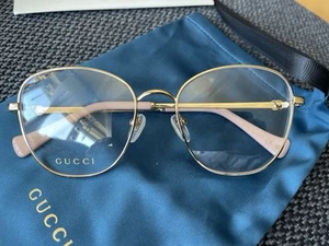 Neu Gucci Brillenfassung Model GG14180 Gold /Rosa Brille - Bild 1 von 11