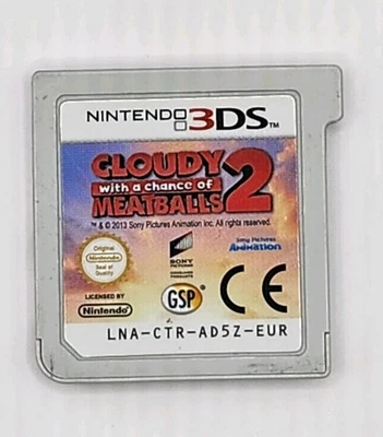 Cloudy with A Chance of Meatballs 2 Nintendo PAL EUR Ver. Cart Only US Seller - Image 1 of 3