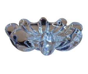 Vannes Glass Bowl Dish Heavy Clear Art Decorative Home Collectable Vintage  - Picture 1 of 8