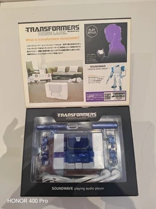 Transformers Music Label Soundwave Spark Blue Takara MP3 Player - Picture 1 of 3