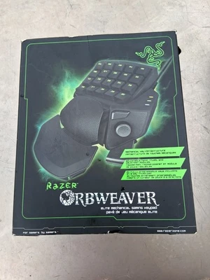 NEW Razer Orbweaver  RZ07-0074 Mechanical Gaming Keypad Green LEDs - Image 1 of 4