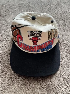 Chicago Bulls NBA 1996 Champions Logo Athletic Locker Room Snapback Mütze Vintage Neu mit Etikett - Bild 1 von 6