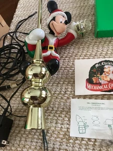 Mr. Christmas Mickey's Animated Tree Top or Topper Tested Works Great - Picture 1 of 4