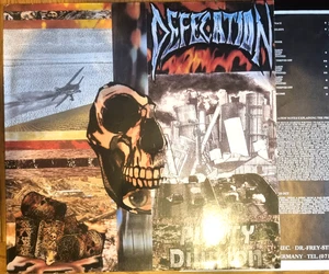 DEFECATION – Purity Dilution 1989 Nuclear Blast Germany Grindcore First Pressing - Picture 1 of 9