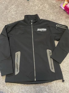 Troyer Race Cars Embroidered Front & Back North End Waterproof Jacket Women’s Md - Picture 1 of 7