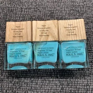 3X Nails.INC Plant Power Nail Polish - Just Avoca-Do It Aqua Green - Picture 1 of 7