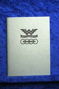 Wanderer 1938 manual de venta folleto Phaeton (E#040) reimpresión archivo editorial - Imagen 1 de 6