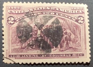 U.S. Stamp Scott #231 1893 2c Columbian, Superb used Gem! - Picture 1 of 4