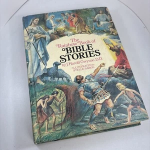 The Rainbow Book of Bible Stories J. Harold Gwinne 1956 1972 printing HC Illus - Picture 1 of 6