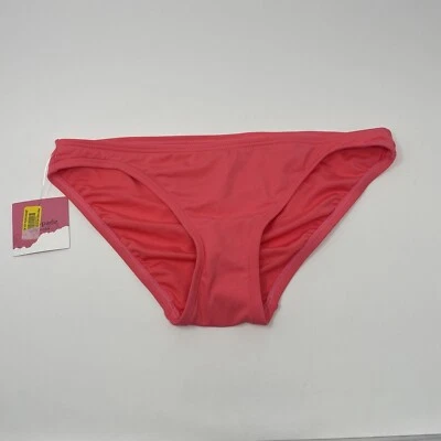 Parte inferior de bikini clásica Kate Spade New York nueva con etiquetas - para mujer talla S rosa coral liso Foto 1 de 4