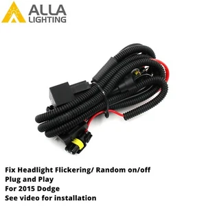 LED Headlight Anti-Flicker Relay Kit for 2015 Dodge Charger Challenger Dart Dura - Picture 1 of 5