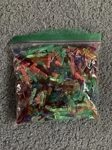 VINTAGE LITE BRITE PEGS LOT 350- MULTI-COLORED POINTED TIP - Picture 1 of 4