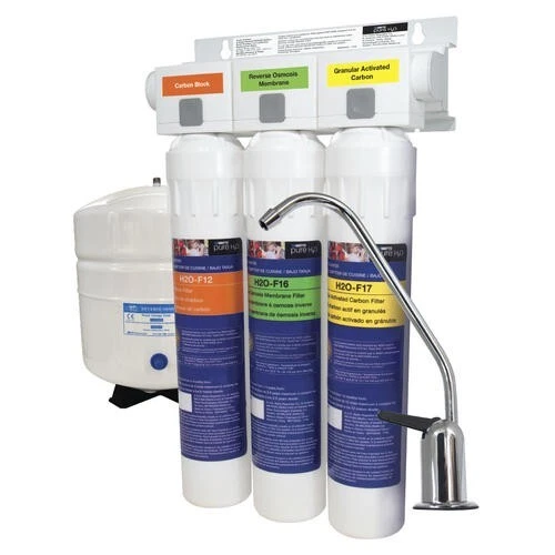 3 Stage Under Sink Reverse Osmosis Water Filtration System TDS Lead Odor Filter - Image 1 of 4