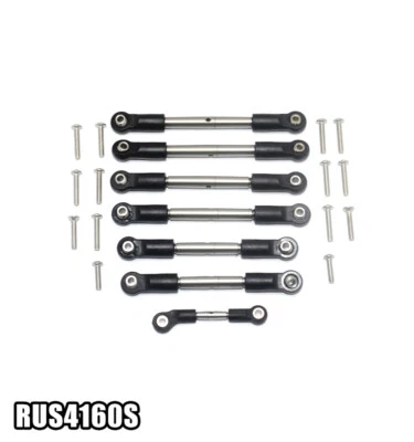 Stainless steel tie rod pull rod for TRAXXAS RUSTLER 4X4 VXL SLASH 4X4 LOW-CG - Image 1 of 2