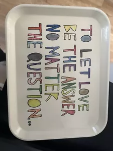 Camtray Fishs Eddy Cleo Wade “to Let Love Be The Answer No Matter The Question” - Picture 1 of 5