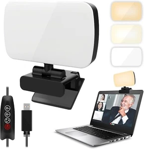 Videokonferenz Beleuchtungsset, kleines Zoomlicht mit 3 Lichtmodi für Videoaufzeichnung - Bild 1 von 7
