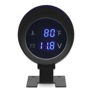 52MM 2 in 1 Digital Car Truck Water Temp Gauge Temperature ℉+Voltmeter Gauge - Picture 1 of 12