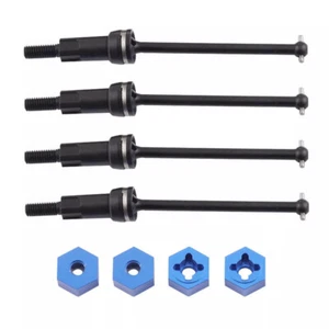 4PCS Rear+Front CVD Axles Drive Shaft For ARRMA 1/8 GRANITE TYPHON MEGA GROM 4X4 - Picture 1 of 18