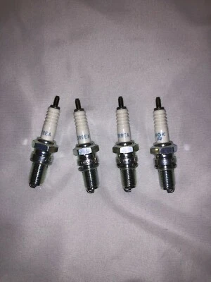4 Bougies Moto NGK DR8EA Pour Suzuki GSX 750 CC - Photo 1/4