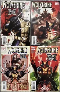 WOLVERINE “MANIFEST DESTINY” #1-4 Complete Set🔥 Jason Aaron, Marvel Comic Books - Picture 1 of 10