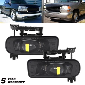 For GMC 1999-2002 Sierra 1500/2500/3500 Bumper LED Fog Lights Driving Lamps DOT - Foto 1 di 12