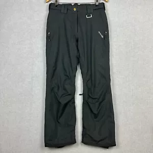 Ripcurl Pants Womens 12 Black Rider Range Snow Ski Zip Pockets Lined Vented - Picture 1 of 9