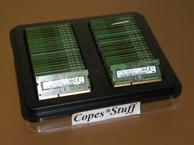 Lote (50) 4 GB Samsung M471B5173QH0-YK0 DDR3 PC3L-12800s (PC3-12800s) RAM para portátil Foto 1 de 2