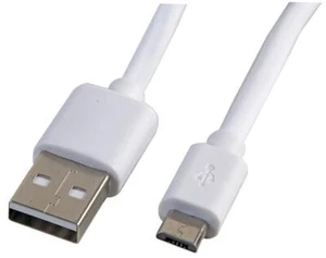 PRO SIGNAL - Cavo micro USB bianco da 5 m - Foto 1 di 1