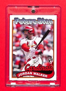 2023 Topps Throwback Thursday Jordan Walker PHOTO VARIATION SP Cardinals #101 RC - Picture 1 of 2