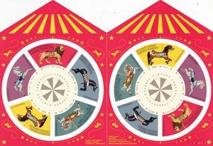 CANADA 2022 NEW MNH COMPLETE BOOKLET OF 10 VINTAGE CAROUSELS HORSES & LION - Picture 1 of 2