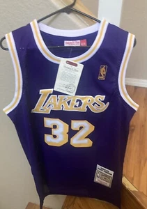 Magic Johnson NBA Los Angeles Lakers Jersey Size Medium Color Purple Brand New! - Picture 1 of 7