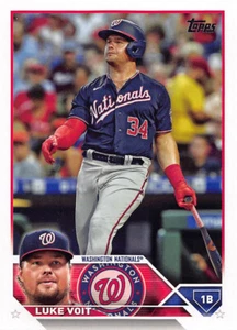 Luke Voit 2023 Topps Baseball card Series Two Base #443 Washington Nationals - Picture 1 of 2