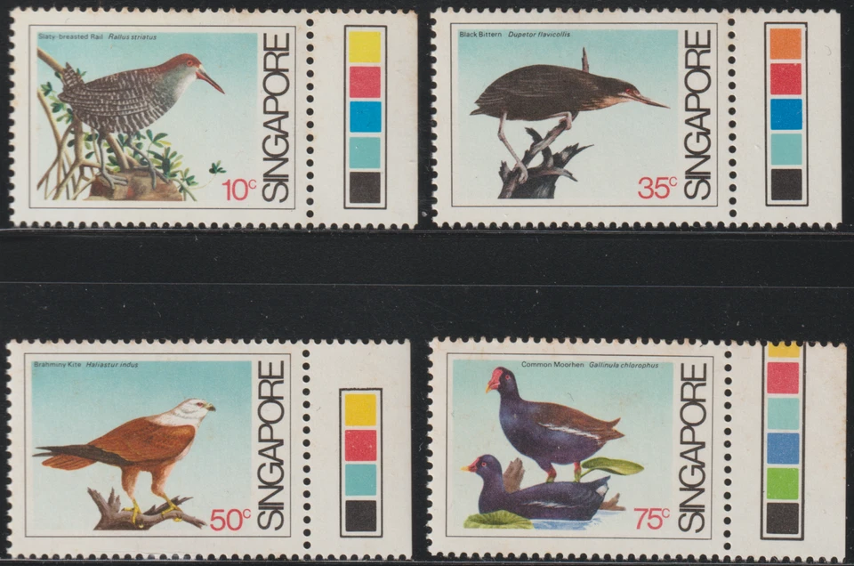 (S107)MALAYSIA SINGAPORE 1984 COASTAL BIRDS SET 4V MNH. 2013 ISC CAT RM 18 - Image 1 of 2