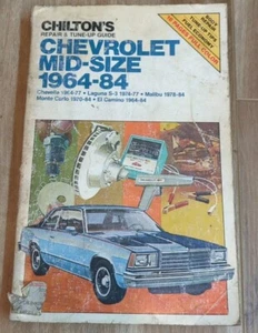 Chilton's Auto Repair Manual Chevrolet Mid Size 1964-84 Chevelle Malibu - Bild 1 von 6