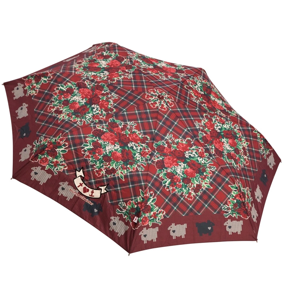 Blutsgeschwister Mujer Paraguas Rosa De Knirps Paraguas de Bolsillo Rosas Liebe Foto 1 de 4