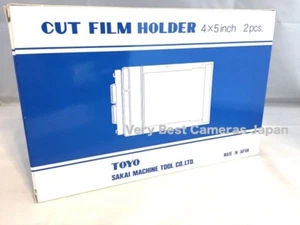New TOYO FIELD 4x5 Sheet Film Holder [Set of 2]No.10141 CH45IIA1 Cut Film Holder - Picture 1 of 9