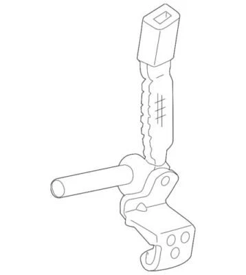 Genuine Ford Mercury 2002-2003 Mountaineer Seat Belt Buckle Left 1L2Z7861203AAA - Image 1 of 2