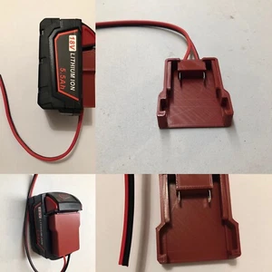 Milwaukee M18 18 V Li-Ion Akkukabel Stecker Ausgang Adapter Adapter M18B5 - Bild 1 von 6