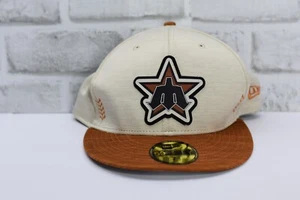 Seattle Mariners New Era 2024 Clubhouse 59FIFTY Fitted Hat - Stone/Brown - 7 3/4 - Picture 1 of 3