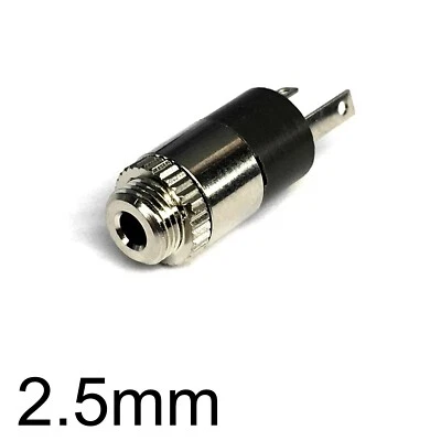 NEW Philmore 2.5mm Sub-Mini Plug Stereo Audio Panel Mount Female Headphone Jack