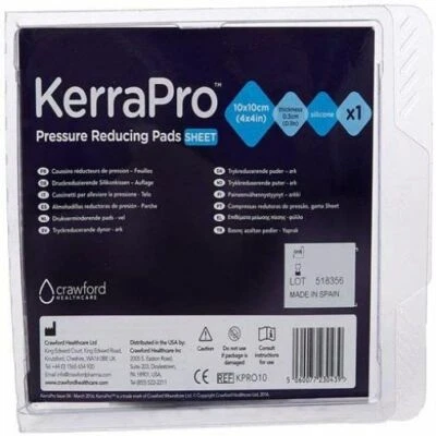KerraPro Sheet - Pressure Reducing Pad/Sheet 10cm x 10cm x 0.3cm (Aderma Pad Alt