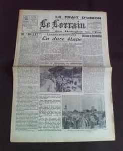 Le trait d'union des réfugiés de l'Est - Le lorrain - N°83 19 Septembre 1942 - Imagen 1 de 1